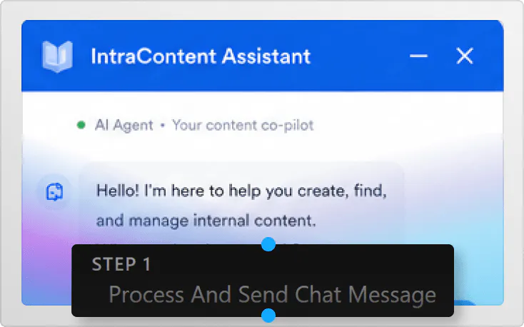 Custom AI agent solution workflow automation functionality image